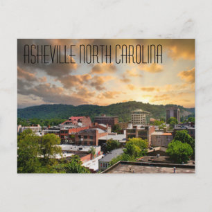 Asheville North Carolina Postkarte