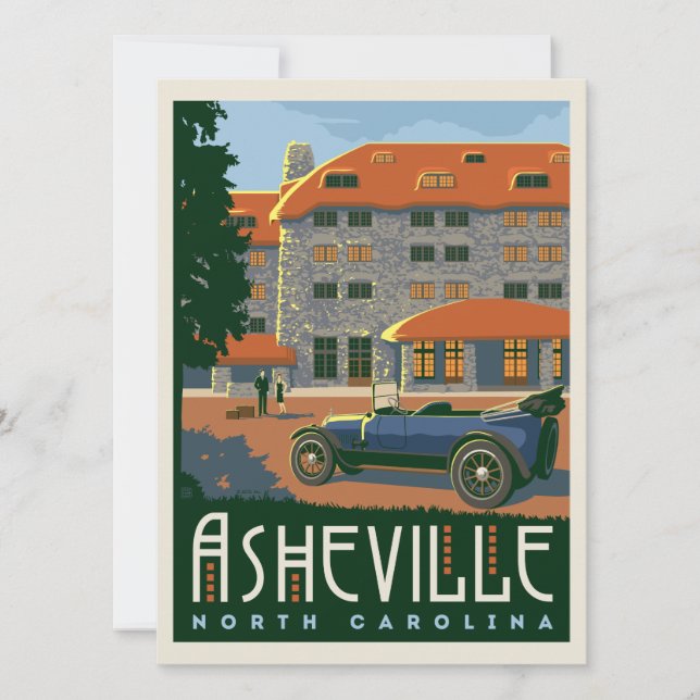 Asheville, North Carolina | SAVE THE DATE - FOTO (Vorderseite)
