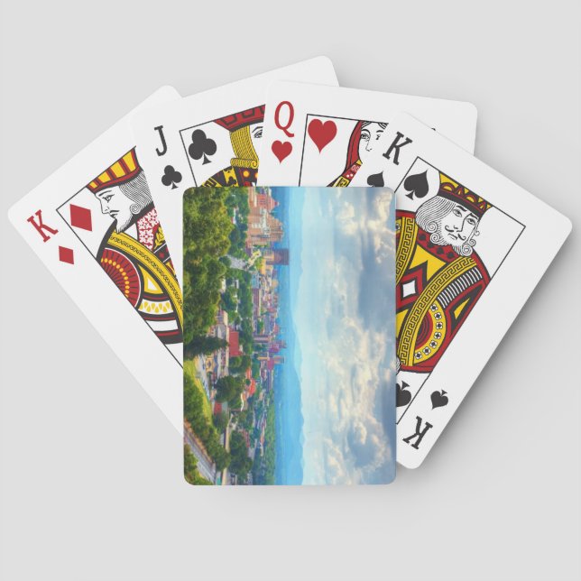 Asheville, North Carolina Spielkarten (Rückseite)