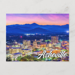 Asheville, North Carolina, USA Postkarte