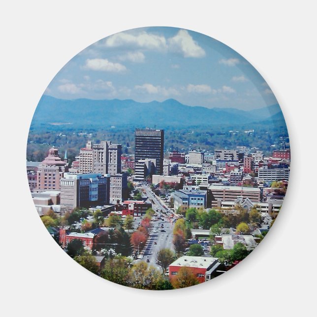 Asheville Tshirts Magnet (Vorne)