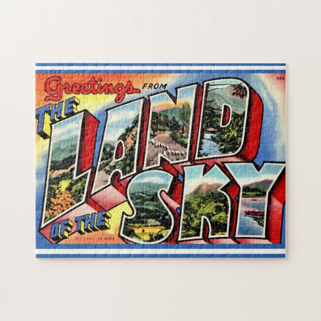  Asheville's Land of the Sky 11x14 Puzzle (Horizontal)