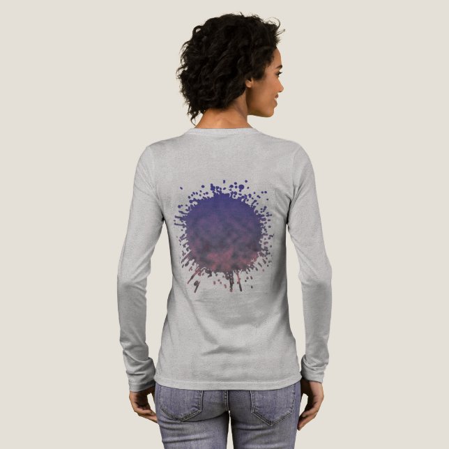 Ashfall Afterglow Tri-Blend Shirt (Voller Rückseite)