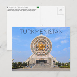 Ashgabat, Turkmenistan Reise-Postkarte Postkarte