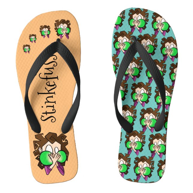 Äshi "Stinkefuss" Schlappen Flip Flops (Fußbett)