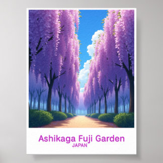 Ashikaga Flower Park Japan Reiseplakat Poster