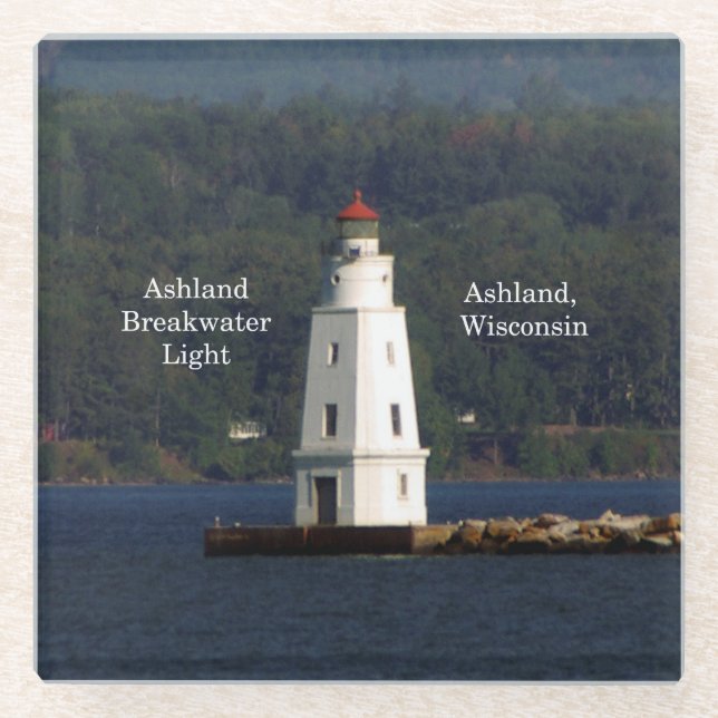 Ashland Breakwater Light Glass Untersetzer (Vorderseite)