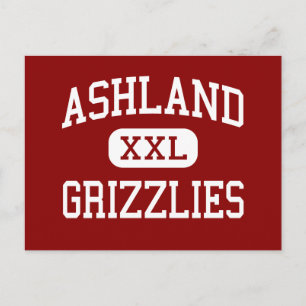 Ashland - Grizzlies - High School - Ashland Oregon Postkarte