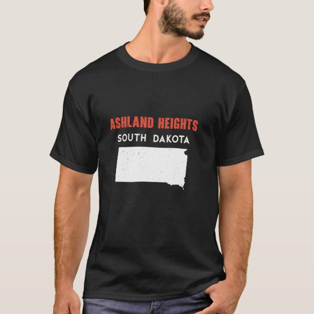 Ashland Heights South Dakota USA Staat America Tra T-Shirt (Vorderseite)