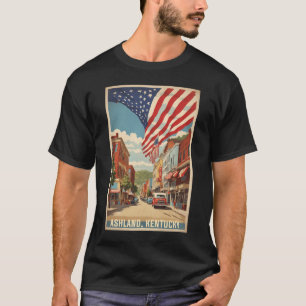 Ashland Kentucky USA altes Reiseziel Tourismus T-Shirt