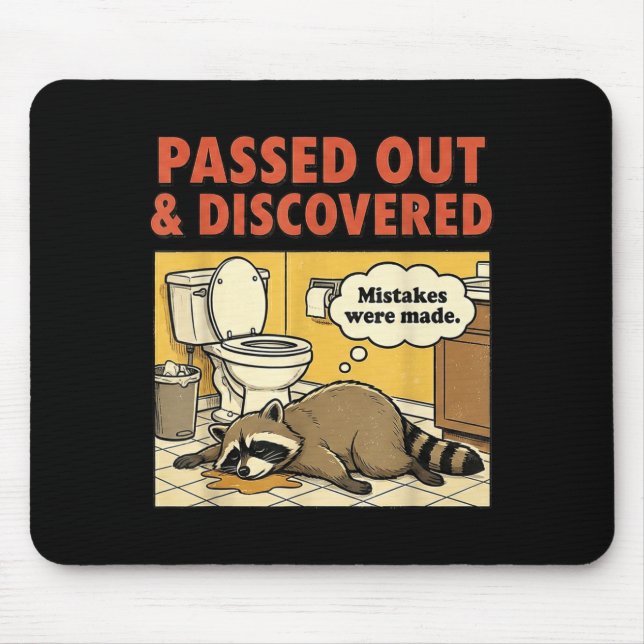 Ashland Liquor Bandit Raccoon Funny  Mousepad (Vorne)