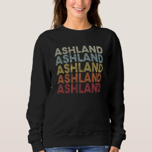 Ashland Missouri Ashland MO Retro Vintage Text auf Sweatshirt