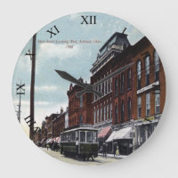 Ashland, Ohio-Postkarten-Uhr - Hauptst. 1908