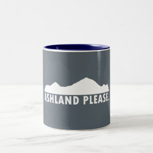 Ashland Oregon Bitte Zweifarbige Tasse
