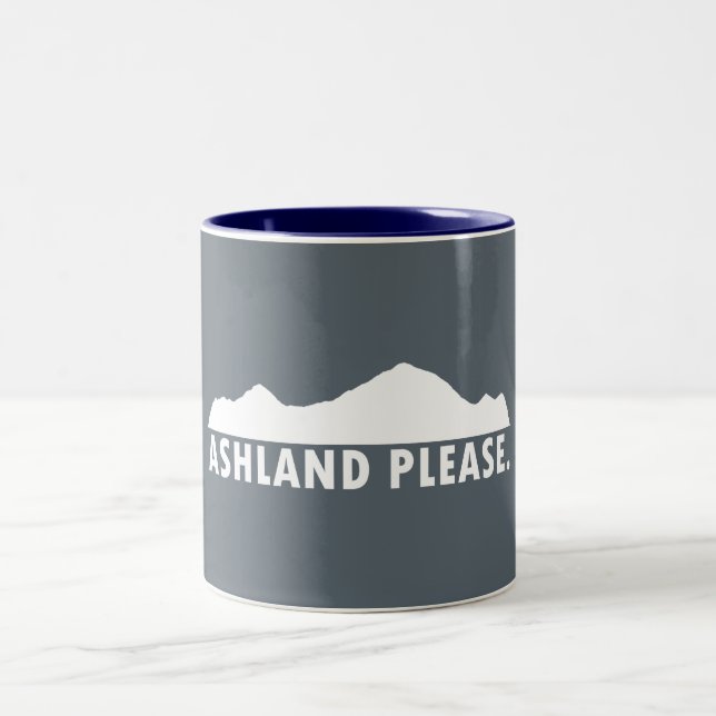 Ashland Oregon Bitte Zweifarbige Tasse (Mittel)