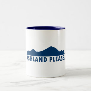 Ashland Oregon Bitte Zweifarbige Tasse