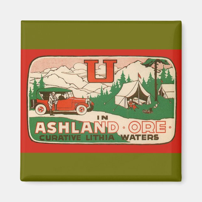 Ashland Oregon Magnet (Vorne)