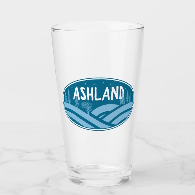 Ashland Oregon Outdoor Glas (Vorderseite)
