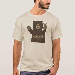 Ashland Oregon Peace Bear T-Shirt