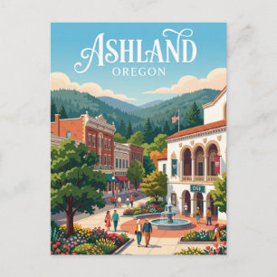 Ashland, Oregon Postkarte