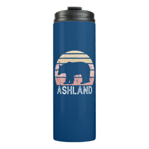 Ashland Oregon Retro Bear Thermosbecher
