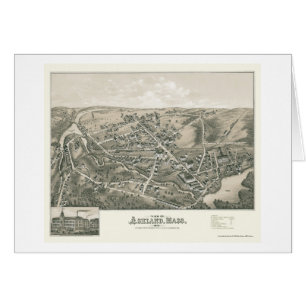 Ashland, panoramische Karte MAs - 1878