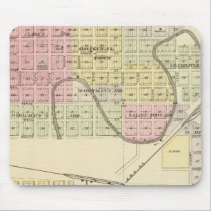 Ashland und Wahoo, Nebraska Mousepad