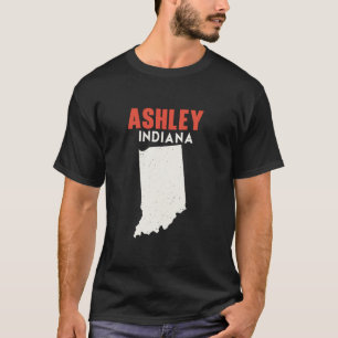 Ashley Indiana USA Staat America Travel Indianan T-Shirt