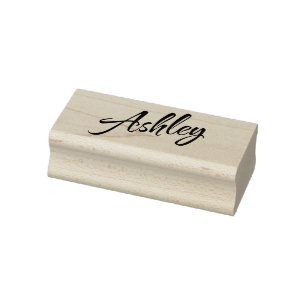 Ashley Name Gummistempel