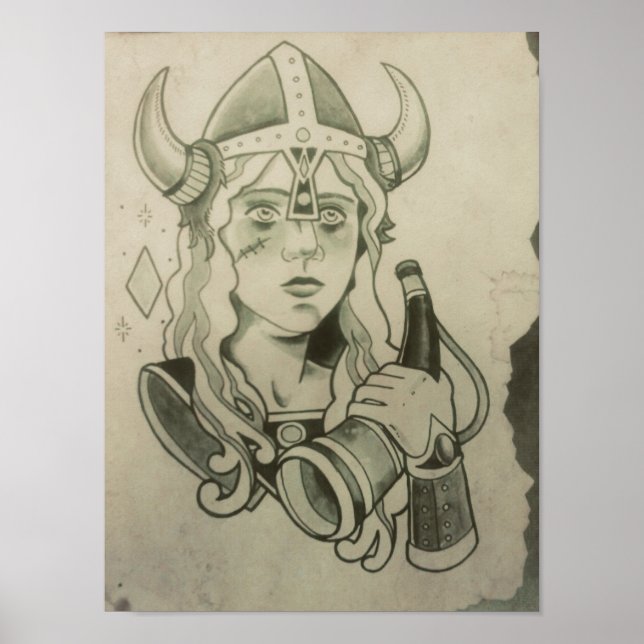 Ashley Thomas: "Valkyrie" Poster (Vorne)