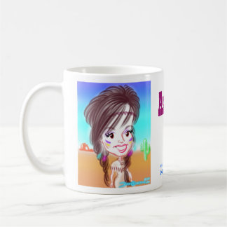Ashleys indische Karikatur-Tasse Tasse