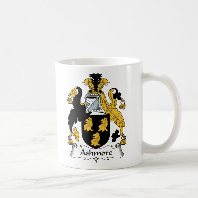 Ashmore Familienwappen Tasse (Rechts)