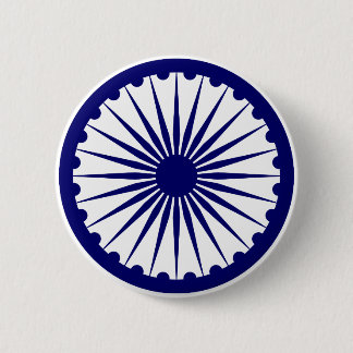 Ashokas Dharma Chakra Button