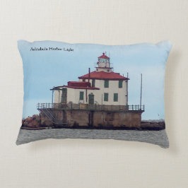 Ashtabula Harbor Harbour Light accent pillow Dekokissen