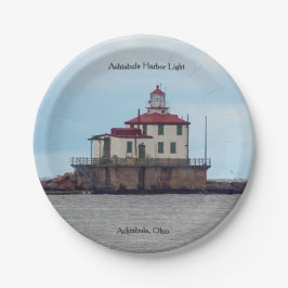 Ashtabula Harbour Light Paper Platte Pappteller