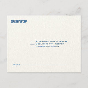 Ashton Bar Mitzvah Wedding RSVP 369 Karte