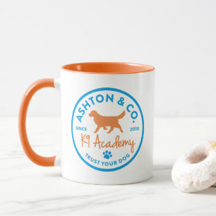 Ashton & Co. K9 Academy 11 oz. 2c. Circle Logo Tasse