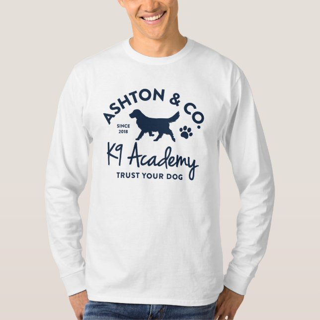 Ashton & Co. K9 Academy 1c Long Sleeve T-Shirt (Vorderseite)