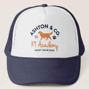 Ashton & Co. K9 Academy 2c Dark Logo Truckerkappe