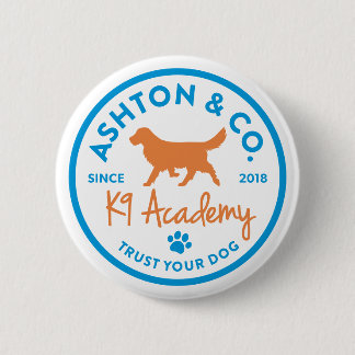 Ashton & Co. K9 Academy 2c Logo Light Button