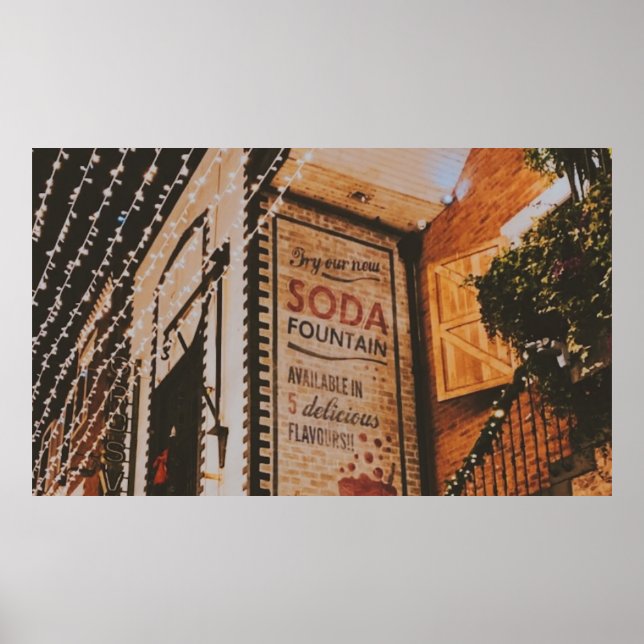 Ashton Lane - Glasgow - Schottland Poster (Vorne)