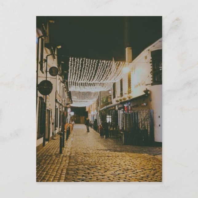 Ashton Lane, Glasgow, Schottland Postkarte (Vorderseite)