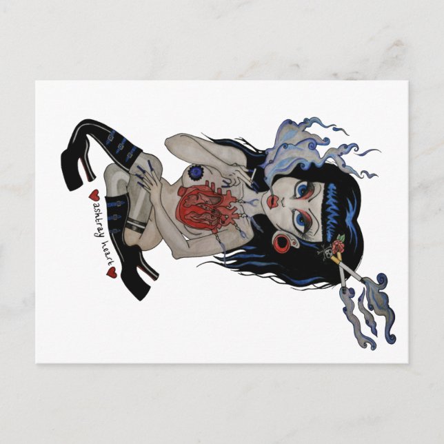 ASHTRAY HEART POSTKARTE (Vorderseite)