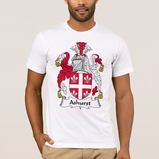 Ashurst Familienwappen T-Shirt (Vorderseite)