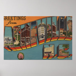 Ashville, North Carolina - Große Briefszenen Poster