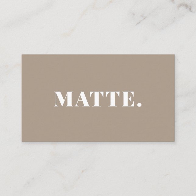 Ashwood | Modernes Elegantes Minimalistisches Beru Visitenkarte (Vorderseite)