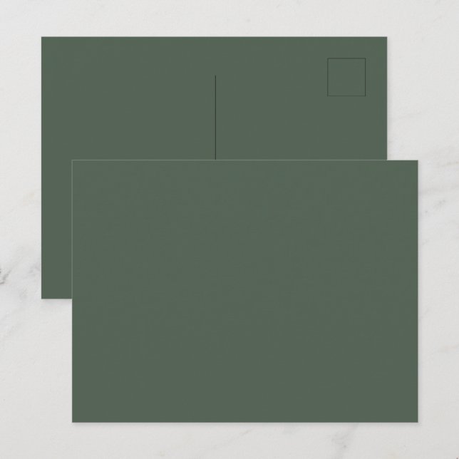 Ashwood Moss Glossy Postcard für Sonderbotschaft Postkarte (Vorne/Hinten)