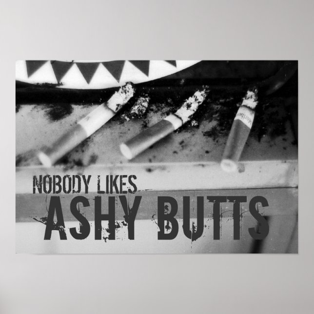 AshyBUTTS Print Poster (Vorne)