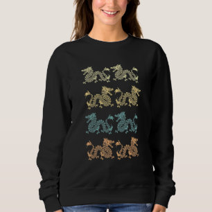 Asia China Fantasy Creature Chinesische Kultur Myt Sweatshirt