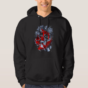 Asia Koi Fish Lotus Blume Tempel Sakura Wasser Lil Hoodie